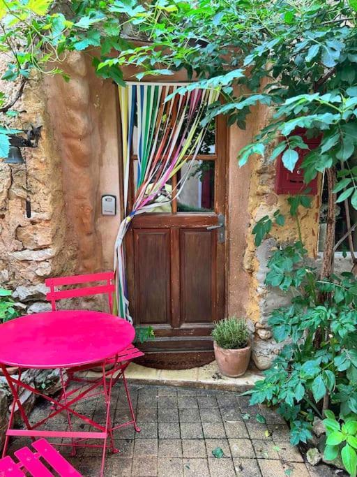 Maisonnette Au Pied Du Mont Ventoux Ste Colombe Bédoin Buitenkant foto