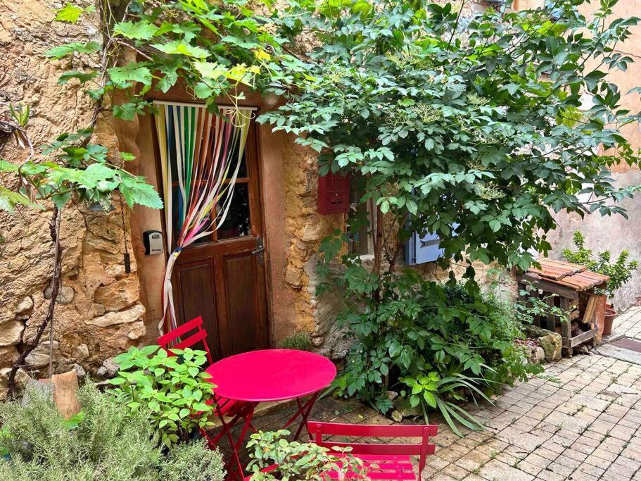 Maisonnette Au Pied Du Mont Ventoux Ste Colombe Bédoin Buitenkant foto
